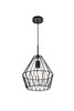 Living District LD4008D11BK Candor 1 light black Pendant