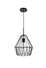 Living District LD4008D11BK Candor 1 light black Pendant