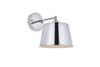 Living District LD4058W8C Nota 1 light chrome Wall Sconce