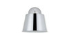 Living District LD4058W8C Nota 1 light chrome Wall Sconce