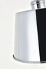 Living District LD4058W8C Nota 1 light chrome Wall Sconce