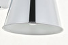 Living District LD4059W8C Nota 1 light chrome Wall Sconce