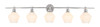 Living District LD2325C Gene 5 light Chrome and Frosted white glass Wall sconce Living District LD2325C Gene 5 light Chrome and Frosted white glass Wall sconce