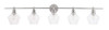 Living District LD2324C Gene 5 light Chrome and Clear  glass Wall sconce