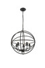 Living District LD4006D20DB Octavia 5 light dark brown Pendant