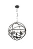 Living District LD4006D20DB Octavia 5 light dark brown Pendant