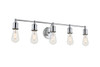 Living District LD4028W29C Serif 5 light chrome Wall Sconce