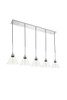 Living District LD4017D48C Histoire 5 light chrome Pendant