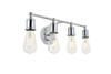 Living District LD4028W22C Serif 4 light chrome Wall Sconce