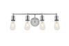 Living District LD4028W22C Serif 4 light chrome Wall Sconce