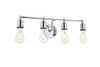 Living District LD4028W22C Serif 4 light chrome Wall Sconce