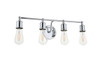 Living District LD4028W22C Serif 4 light chrome Wall Sconce
