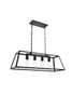 Living District LD4061D32BK Resolute 4 light black Pendant