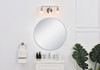 Living District LD4028W16C Serif 3 light chrome Wall Sconce