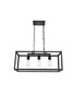 Living District LD4063D25BK Resolute 3 light black Pendant