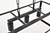 Living District LD4063D25BK Resolute 3 light black Pendant