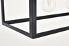Living District LD4063D25BK Resolute 3 light black Pendant