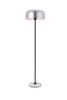 Living District LD4070F16BN Exemplar 1 light brushed nickel Floor lamp