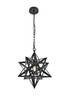 Living District LD4076D16BK Nocturne 1 light black Pendant