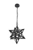 Living District LD4076D16BK Nocturne 1 light black Pendant