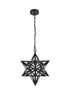 Living District LD4076D16BK Nocturne 1 light black Pendant