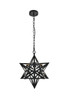 Living District LD4076D16BK Nocturne 1 light black Pendant