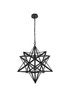 Living District LD4076D24BK Nocturne 1 light black Pendant