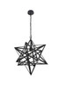 Living District LD4076D24BK Nocturne 1 light black Pendant