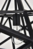 Living District LD4076D24BK Nocturne 1 light black Pendant