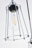 Living District LD4047D46C Auspice 5 light chrome Pendant