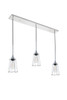 Living District LD4047D38C Auspice 3 light chrome Pendant