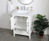 Elegant Decor VF16024WH Aubrey 24 inch Single Bathroom Vanity in White
