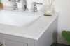 Elegant Decor VF18024GR Sommerville 24 inch Single Bathroom Vanity in Grey