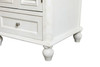Elegant Decor VF30524AW Rhodes 24 inch Single Bathroom Vanity in Antique White