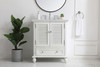 Elegant Decor VF30530AW Rhodes 30 inch Single Bathroom Vanity in Antique White