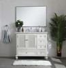 Elegant Decor VF30542AW Rhodes 42 inch Single Bathroom Vanity in Antique White