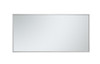 Elegant Decor MR41836S Eternity Metal frame rectangle mirror 18 inch in Sliver