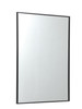 Elegant Decor MR43040BK Eternity Metal frame rectangle mirror 30 inch in Black