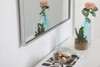 Elegant Decor MR43040S Eternity Metal frame rectangle mirror 30 inch in Sliver