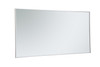 Elegant Decor MR43672S Eternity Metal frame rectangle mirror 36 inch in Sliver