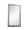 Elegant Decor MR52842 Colette Rectangle mirror 28 inch in Chevron