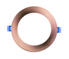 NICOR DLE621204KRDAC DLE6 Series 6 in. Round Aged Copper Flat Panel LED Downlight in 4000K