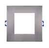 NICOR DLE621203KSQNK DLE6 Series 6 in. Square Nickel Flat Panel LED Downlight in 3000K