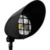 DABMAR LIGHTING FG23-LED12-RGBW-B FIBERGLASS HOODED SPOT LIGHT 12W A23 RGBW LED COB 120V, Black