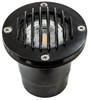 DABMAR LIGHTING FG317-LED5-B FIBERGLASS WELL LIGHT W/GRILL 5W LED MR16 12V, Black