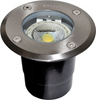 DABMAR LIGHTING FG319-LED5 SS/FIBERGLASS ROUND WELL LIGHT 5W LED MR16 12V, Stainless Steel (Top)