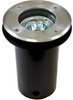 DABMAR LIGHTING LV314-LED7-SS WELL LIGHT W/O GRILL ADJUSTABLE 7W LED MR16 12V, Stainless Steel