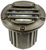 DABMAR LIGHTING LV346-WBS Brass Adjustable In-Ground Well Light with Grill, Weathered Brass