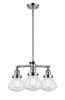 INNOVATIONS LIGHTING 207-PC-G324-LED Olean 3 Light Chandelier, Polished Chrome