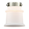 INNOVATIONS LIGHTING 623-1F-AB-G181S Small Canton 1 Light Flush Mount, Antique Brass